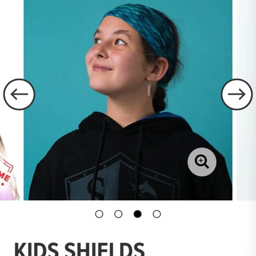 Set of 2 kids face shields